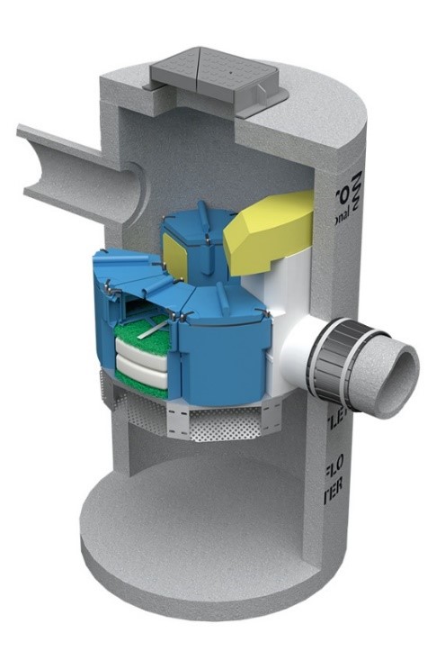 Fluidised Bed Up Flow Filtration System