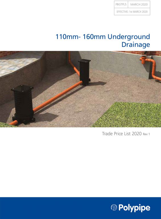 Polypipe 110 160mm Underground Drainage 1