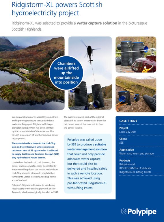 Ridgistorm Xl Powers Scottish Hydroelectricity Project 1